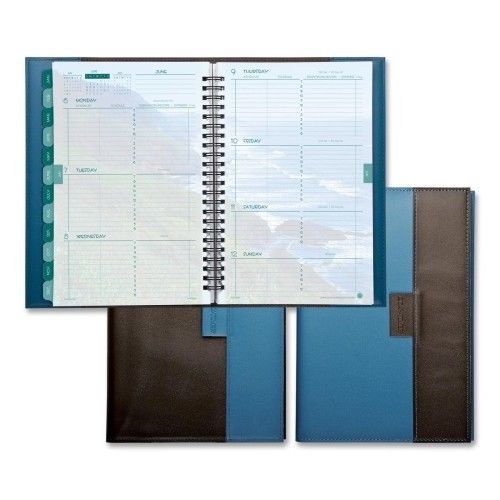 Day-timer® weekly planner,jan-dec,2ppw,5-1/2&#034;x8-1/2&#034; pad,bn/be cvr, 2013 for sale