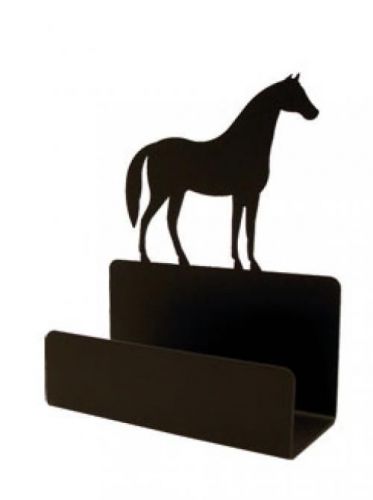 Horse Business Card Holder Great for Barn Office Wrought Iron Gift Idea New