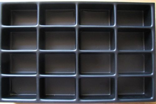 Bisley® 16-Compartment Deep Drawer Insert Black