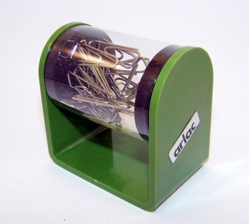 Arlac clip fox paperclip holder green 70s style for sale