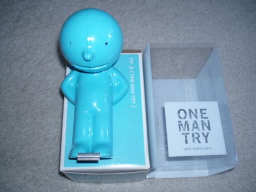 Brand New PROPAGANDA  Mr P Tape Dispenser - BLUE Color - in original packaging.