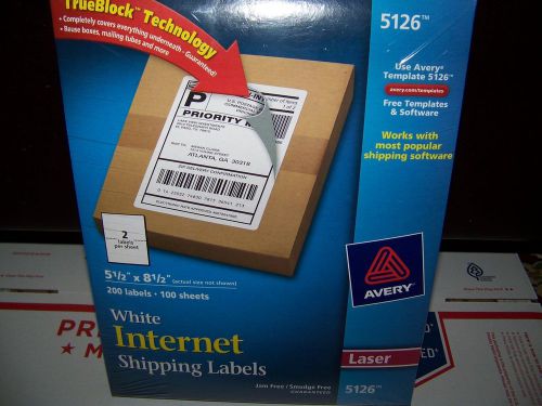 Avery 5126 Internet Shipping Labels