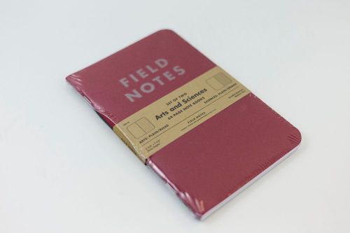 FIELD NOTES BRAND ARTS AND SCIENCES EDITION - PACK OF TWO - LARGER SIZE