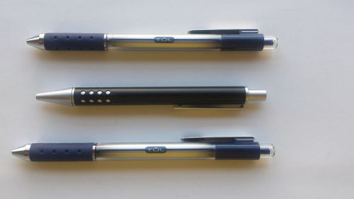 Set of 3 pens.  2 TDL pens with plastic nib attached (new.)  One unbranded.