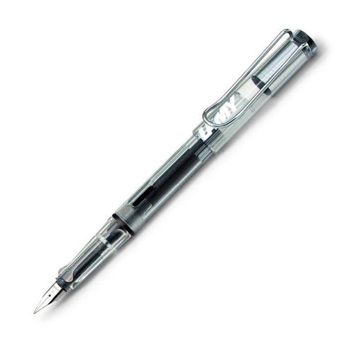 LAMY Vista Safari Fountain Pen F fine CLEAR L12F