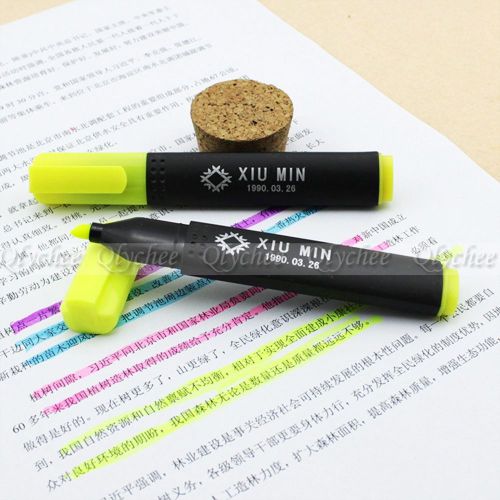KPOP EXO Symbol XIUMIN Birthday Fluorescent Highlighter Marker Pen Stationery 1p