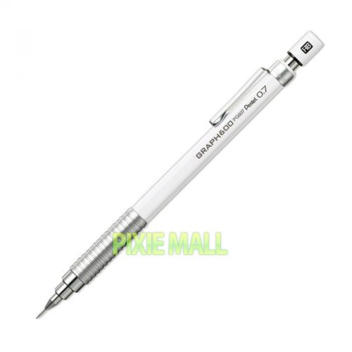 PENTEL Graph 600 0.7 mm drafting mechanical pencil (PG607-W) - WHITE