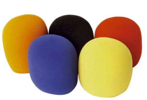 Eagle g122ce - five microphone windshields - 5 assorted colours *** new *** for sale