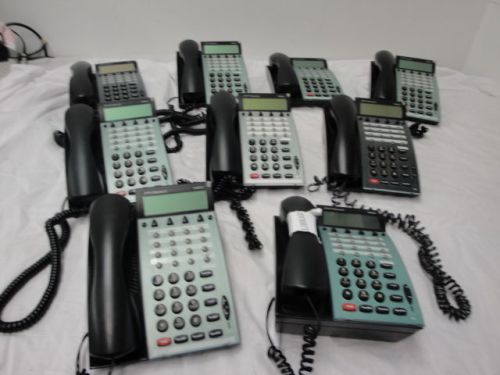 (8) Nec Dterm Series E Office Display Phones DTP-16D-1 (BK) TEL. SAVE BIG $