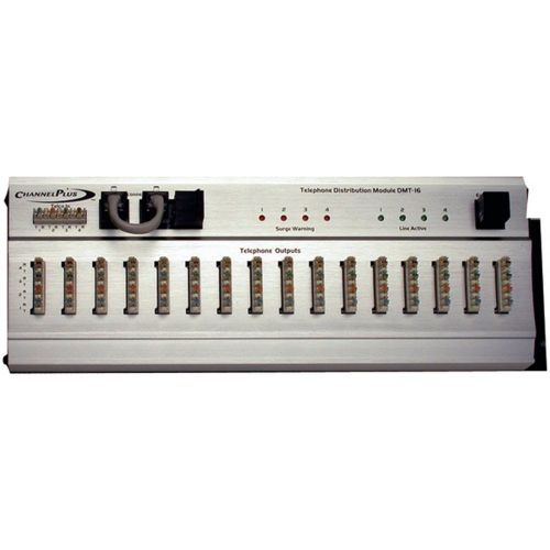 Channel Plus DMT16 Telephone Distribution Module 4 Line to 16 Locations