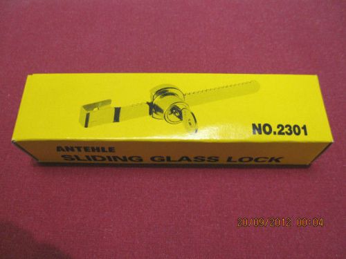 ShowCase Lock - Chrome Lock for Glass sliding cabinet doors