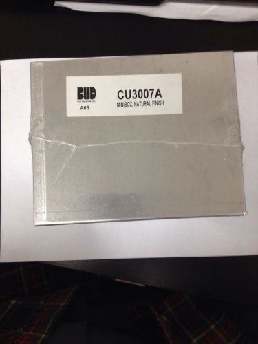BUD Industries CU-3007-A Aluminum Electronic Minibox  6&#034; x 5&#034; x 4&#034; Project Box