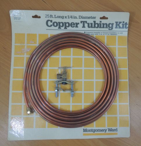 New Montgomery Ward Copper Tubing Kit 25 Feet x 1/4 in. Diameter Icemaker