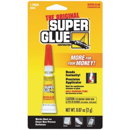 SUPER GLUE SGH2-12 SGH2-48 Super Glue Tubes (Single Pack)