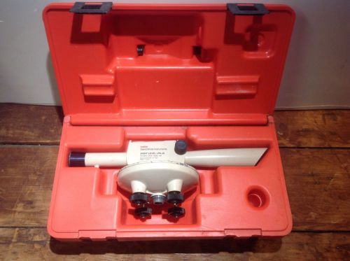 DAVID WHITE SIGHT SURVEY LEVEL TRANSIT WITH CASE NO.LP6-20 MADE IN U.S.A  NICE