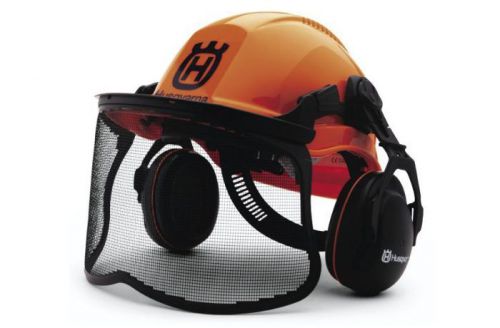 Safety helmet sawmill  work eye ear chainsaw hard hats new power glasses protect for sale