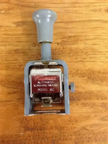 VINTAGE FAYMUS AUTOMATIC NUMBERING MACHINE MODEL AC C-14276