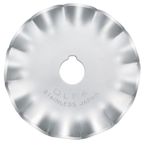 OLFA Stainless Steel Scallop Blade 1pk (OLFA SCB45-1)