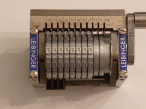 NUMBERING MACHINES (11 Wheel MICR/E-13B) for Heidelberg GTO offset press