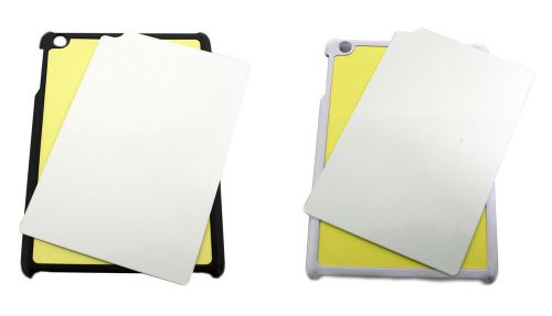 HARD BLANK IPAD MINI CASE/ COVER BLACK OR WHITE FOR HEAT SUBLIMATION PRINT
