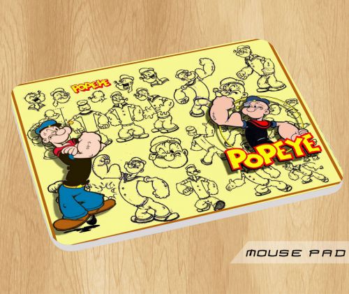 Popeye Vintage Classic Cartoon Wallpaper Mouse Pad Mat Mousepad Hot Gift