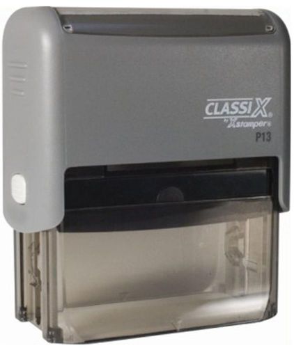 New Xstamper Classix P13 Self-Inking Rubber Stamp - Best Wishes From custom name