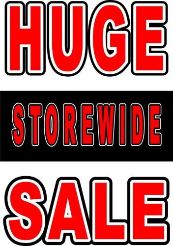 Poster Sign Advertising  24&#034;X36&#034;  HUGE Storewide SALE - window sign, advertising