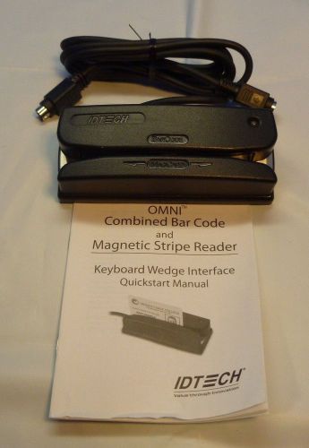 Id tech wcr3237-612c head duty slot reader - keyboard wedge - external for sale