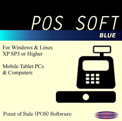 Point of sale (pos) blue software runs from mobile devices &amp; computers windows for sale