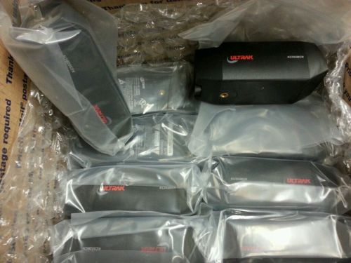 Lot of 10 ultrak cctv ccd color 24vac security cameras kc552bcn &amp; 3 lenses for sale