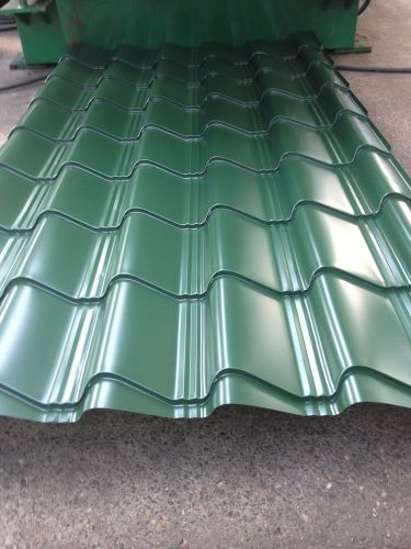 Tile Effect/*Juniper Green Polyester*, 0.5mm, steel roofing, metal roof sheets