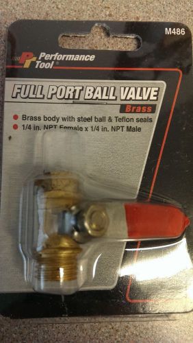 Performance tool 1/4&#034; npt full port air ball valve m486 for sale