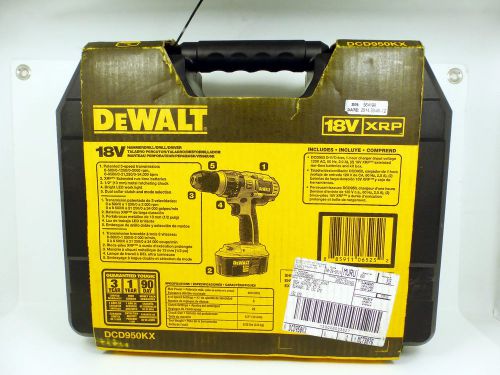 DeWALT DCD950KX 18V XRP 1/2&#034; Hammerdrill/Driver Kit