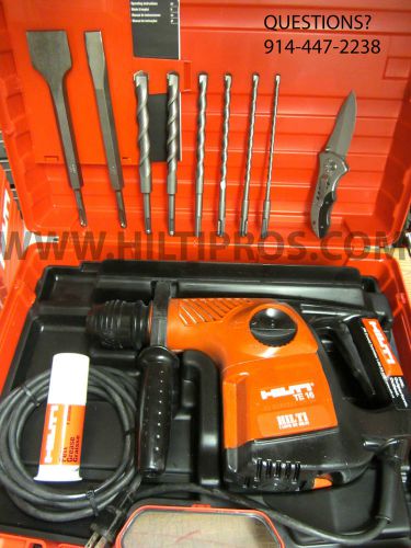 HILTI TE 16 HAMMER DRILL, EXCELLENT CONDITION,FREE BITS &amp; CHISELS, FAST SHIPPING