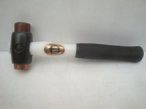 THOR SIZE 1 COPPER &amp; RAWHIDE HAMMER WITH PLASTIC HANDLE   03 210PH