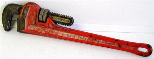 Ridgid tools 818hd rigid heavy duty hd steel 18&#034; straight pipe wrench for sale