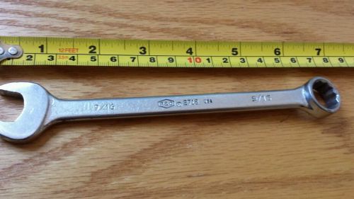 VINTAGE P&amp;C 2718  9/16&#034; 12 POINT COMBINATION WRENCH IN GOOD CONDITION U.S.A.
