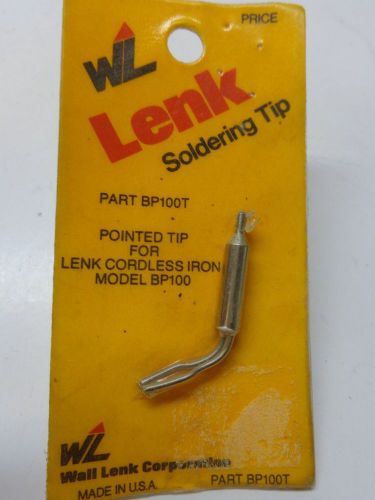 WL Lenk Soldering Tip, BP10T, New in Package
