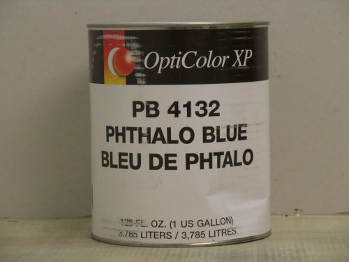 1 Gallon OptiColor XP PB 4132 Phthalo Blue Industrial Wood Colorant