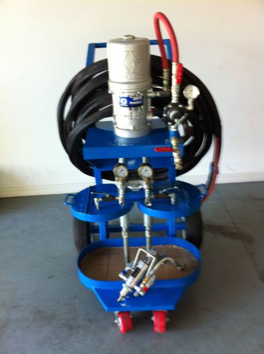 New pci promatec silicone foam dispensing unit w at gun &amp; 40 ft hose graco $27k for sale
