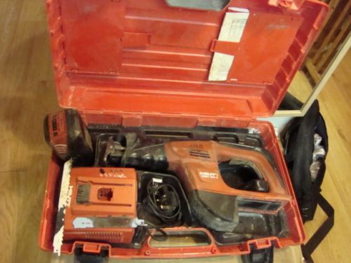 Hilti Reciprocating saw WSR36-A AVR COME WITH CHARGR AND 1 BATTERY 36 VOLT 3.0AH