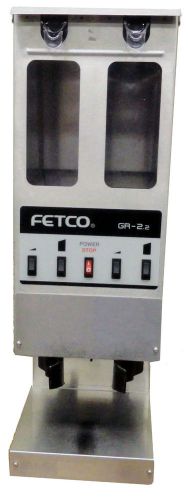 Fetco gr 2.2 dual hopper portion control grinder for sale