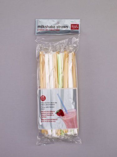 NEW Straws  Milkshake 25ct