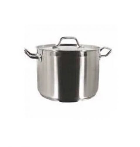 100 Quart Stainless Steel Stock Pot With Lid by Thunder Group - NSF Approved