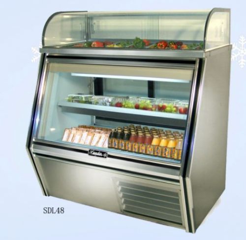 Brand new! leader sdl48 - 48&#034; 7/11 refrigerated deli display case for sale