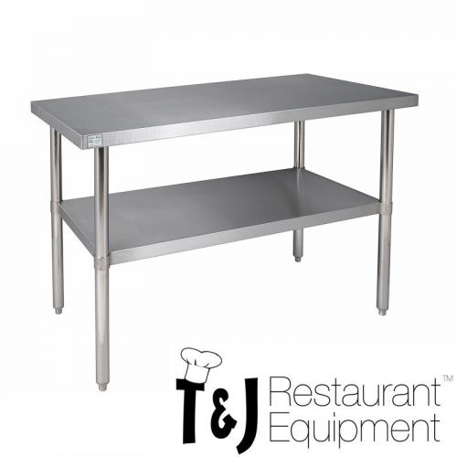 Klingers 30&#034;x48&#034; stainless steel prep table, commercial, foodservice for sale