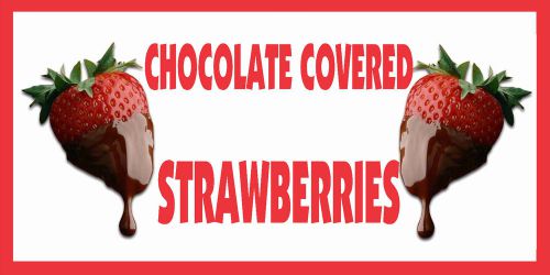 CHOCOLATE COVERED STRAWBERRIES BANNER