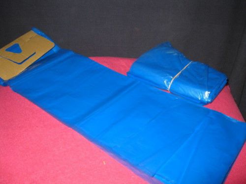 1000,NEW, 6 1/2&#034; X 19&#034; BLUE POLY NEWSPAPER BAGS.