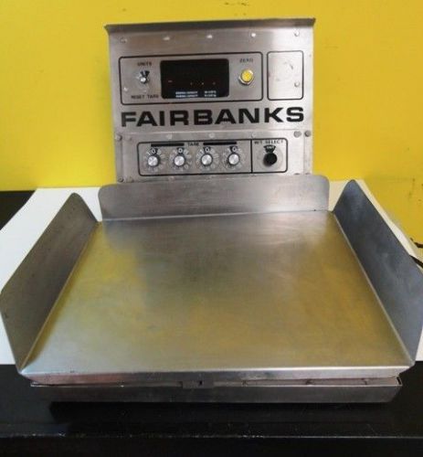 FAIRBANKS DIGITAL SCALE H90-7601 WITH H70-400 250 LBS CAPACITY RARE USED