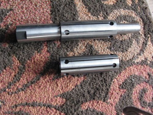 Expanding Lathe Mandrel 1 1/4 to 1 1/2 inches. 2 sleeves  NEW